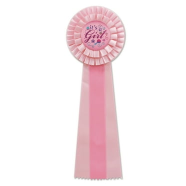 Beistle Pack of 6 Hot Pink “Sweet 16” Teen Birthday Party Celebration Rosette Ribbons 6.5 